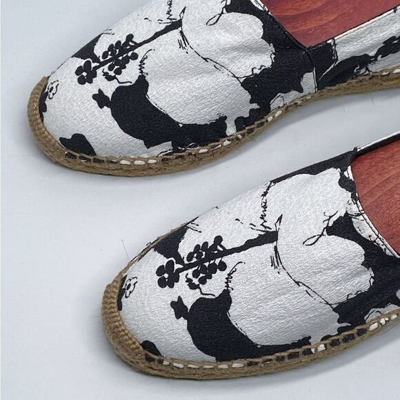 Saint Laurent Espadrille Slip On Signature Flats size 39.5 - Picture 6 of 13